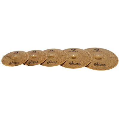 Fazley CYM-Mute-PRO-G Low Noise Gold 4-Piece Cymbal Pack with Bag Fazley CYM-Mute-PRO-G Low Noise Gold 4-Piece Cymbal Pack with Bag