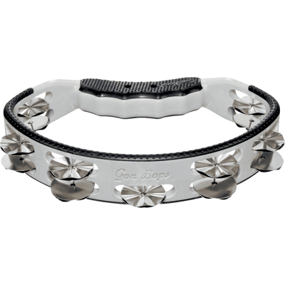 Gon Bops Silver Tambourine Trash Jingles Gon Bops Silver Tambourine Trash Jingles