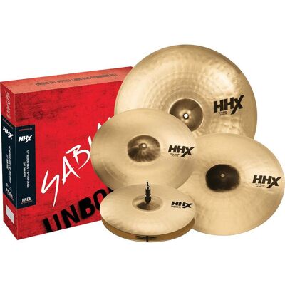 Sabian 15005XTMB HHX Performance Pack with 4x Brilliant Cymbals Sabian 15005XTMB HHX Performance Pack with 4x Brilliant Cymbals