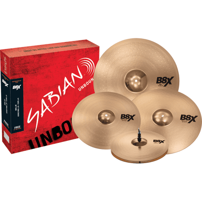 Sabian B8X Performance Set Plus 4-Piece Cymbal Pack Sabian B8X Performance Set Plus 4-Piece Cymbal Pack