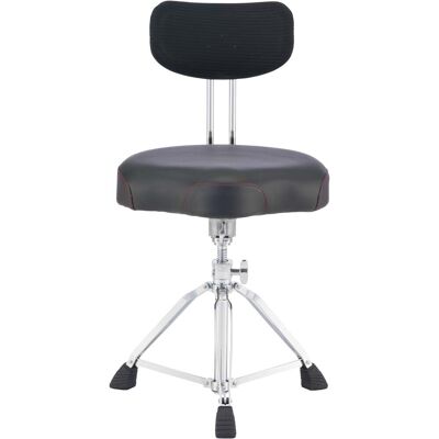 Pearl D-3500BR Roadster Multi-Core Saddle Drum Throne with Backrest Pearl D-3500BR Roadster Multi-Core Saddle Drum Throne with Backrest