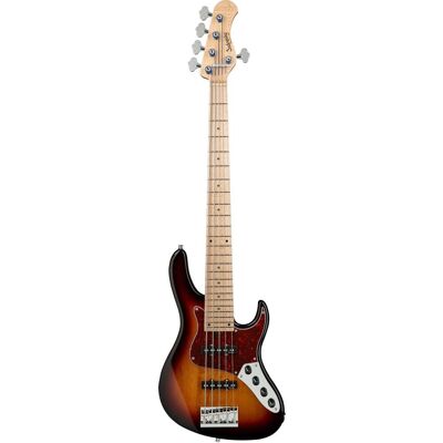 Sadowsky MetroLine 24-5 Vintage Ash 59 Burst Transparent High Polish 5-String Electric Bass Guitar Sadowsky MetroLine 24-5 Vintage Ash 59 Burst Transparent High Polish 5-String Electric Bass Guitar