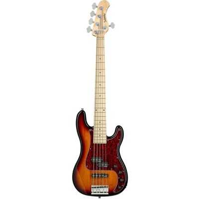 Sadowsky MetroLine 21-5 Hybrid Ash 59 Burst Transparent High Polish 5-String Electric Bass Guitar Sadowsky MetroLine 21-5 Hybrid Ash 59 Burst Transparent High Polish 5-String Electric Bass Guitar