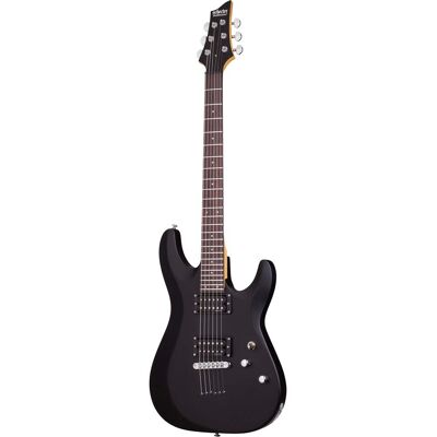 Schecter C-6 Deluxe Satin Black Electric Guitar Schecter C-6 Deluxe Satin Black Electric Guitar