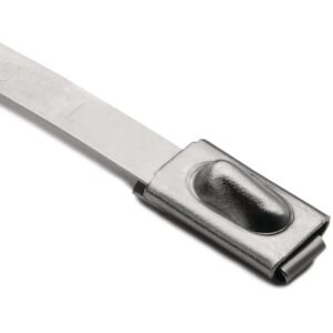 Hellermann Tyton 111-93088 Metal Cable Tie - Stainless Steel - 100 pcs Hellermann Tyton 111-93088 Metal Cable Tie - Stainless Steel - 100 pcs