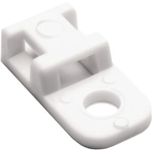 Hellermann Tyton CTAM2 PA66 WH 100 - Cable Mounting Bracket - White Hellermann Tyton CTAM2 PA66 WH 100 - Cable Mounting Bracket - White
