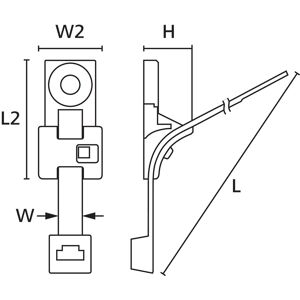 156-00429 HellermannTyton - T120SHDM8-PA46-GY 156-00429 HellermannTyton - T120SHDM8-PA46-GY