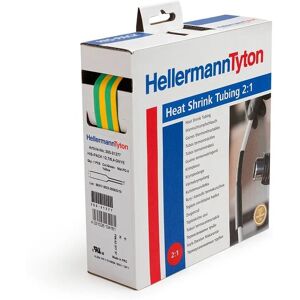 Hellermann Tyton 300-30487 Green Yellow Cable Heat Shrink Tube Hellermann Tyton 300-30487 Green Yellow Cable Heat Shrink Tube
