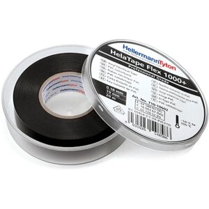 710-10600 HellermannTyton - HTAPE-FLEX1000+ 19x6-PVC-BK 710-10600 HellermannTyton - HTAPE-FLEX1000+ 19x6-PVC-BK