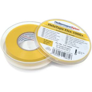 HellermannTyton 710-10605 Yellow PVC Insulation Tape - Electrical Tape HellermannTyton 710-10605 Yellow PVC Insulation Tape - Electrical Tape