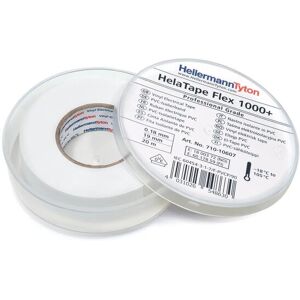710-10607 HellermannTyton - HTAPE-FLEX1000+ C 19x20-PVC-WH 710-10607 HellermannTyton - HTAPE-FLEX1000+ C 19x20-PVC-WH