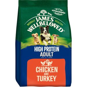 JAMES WELLBELOVED Adult Chicken & Turkey High Protein Dry Dog Food - 10kg JAMES WELLBELOVED Adult Chicken & Turkey High Protein Dry Dog Food - 10kg