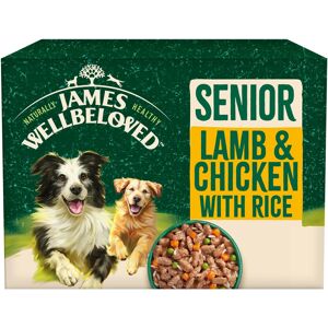 JAMES WELLBELOVED Senior Lamb & Chicken & Rice in Gravy Wet Dog Food Pouches - 48 pouches JAMES WELLBELOVED Senior Lamb & Chicken & Rice in Gravy Wet Dog Food Pouches - 48 pouches