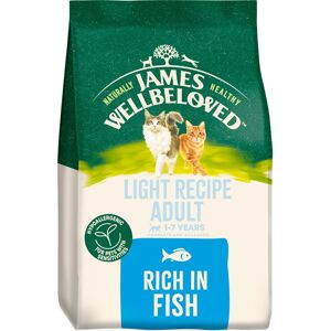 JAMES WELLBELOVED Adult Fish Dry Cat Food Light - 1.5kg JAMES WELLBELOVED Adult Fish Dry Cat Food Light - 1.5kg
