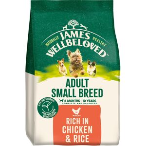 JAMES WELLBELOVED Adult Chicken & Rice Small Breed Dry Dog Food - 4.5kg JAMES WELLBELOVED Adult Chicken & Rice Small Breed Dry Dog Food - 4.5kg