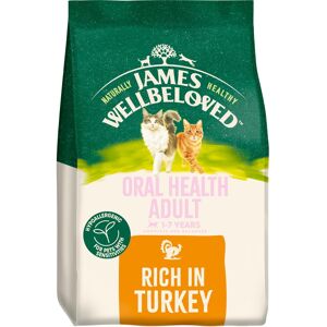JAMES WELLBELOVED Adult Turkey Oral Health Dry Cat Food - 4.5kg JAMES WELLBELOVED Adult Turkey Oral Health Dry Cat Food - 4.5kg