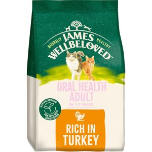 JAMES WELLBELOVED Adult Turkey Oral Health Dry Cat Food - 12kg JAMES WELLBELOVED Adult Turkey Oral Health Dry Cat Food - 12kg