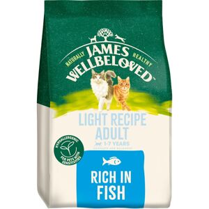 JAMES WELLBELOVED Adult Fish Dry Cat Food Light - 4.5kg JAMES WELLBELOVED Adult Fish Dry Cat Food Light - 4.5kg