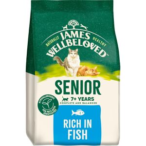 JAMES WELLBELOVED Senior Fish & Rice Dry Cat Food - 4.5kg JAMES WELLBELOVED Senior Fish & Rice Dry Cat Food - 4.5kg