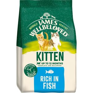 JAMES WELLBELOVED Kitten Fish Dry Cat Food - 4.5kg JAMES WELLBELOVED Kitten Fish Dry Cat Food - 4.5kg