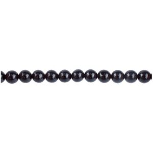 Cooksongold Black Agate Semi Precious Round Beads 6mm 16"/40cm Strand Cooksongold Black Agate Semi Precious Round Beads 6mm 16"/40cm Strand