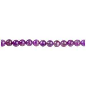 Cooksongold Amethyst Semi Precious Round Beads 8mm, 16"/40cm Strand Cooksongold Amethyst Semi Precious Round Beads 8mm, 16"/40cm Strand
