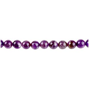 Cooksongold Amethyst Semi Precious Round Beads 10mm, 15"-15.5" Strand Cooksongold Amethyst Semi Precious Round Beads 10mm, 15"-15.5" Strand