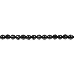 Cooksongold Onyx Semi Precious Faceted Round Beads 8mm, 16"/40cm Strand Cooksongold Onyx Semi Precious Faceted Round Beads 8mm, 16"/40cm Strand