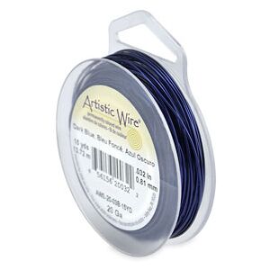 Beadalon Artistic Wire 20 Gauge Dark Blue 0.81mm X 13.7m Beadalon Artistic Wire 20 Gauge Dark Blue 0.81mm X 13.7m
