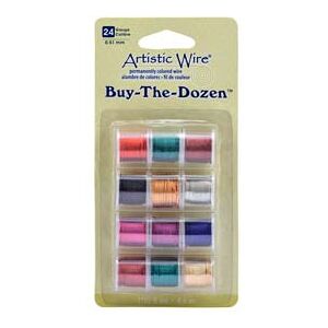Beadalon Artistic Wire, 24 Gauge, Tarnish Resistant, Buy-the-dozen, ACLS, 0.51mm X 4.5m Each Beadalon Artistic Wire, 24 Gauge, Tarnish Resistant, Buy-the-dozen, ACLS, 0.51mm X 4.5m Each