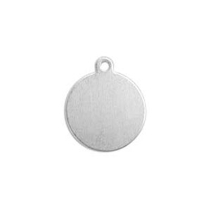 ImpressArt Aluminium Round Tag 12mm Stamping Blank Pack of 20 ImpressArt Aluminium Round Tag 12mm Stamping Blank Pack of 20