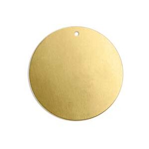 ImpressArt Brass Round Disc 32mm Stamping Blank Pack of 3 Pierced Hole ImpressArt Brass Round Disc 32mm Stamping Blank Pack of 3 Pierced Hole