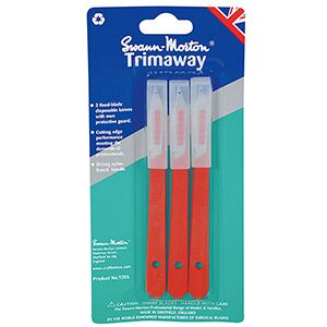 Swann Morton Trimaway Craft Cutting Tool, Pack Of 3 Swann Morton Trimaway Craft Cutting Tool, Pack Of 3