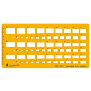 Cooksongold Rectangle Template Cooksongold Rectangle Template