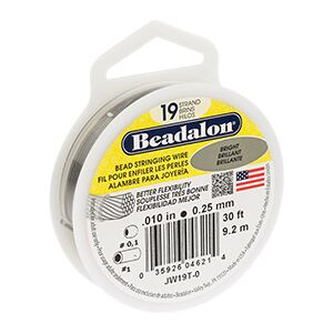 Beadalon 19 Strand Bright 0.25mm X 9.2m Wire Beadalon 19 Strand Bright 0.25mm X 9.2m Wire