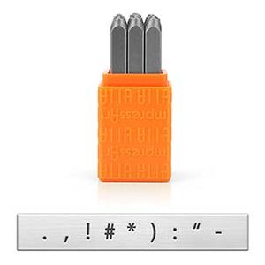 ImpressArt Basic Punctuation Design Stamp Set 3mm ImpressArt Basic Punctuation Design Stamp Set 3mm
