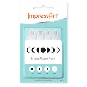 ImpressArt Signature Moon Phase Design Stamp 4mm Pack of 4 ImpressArt Signature Moon Phase Design Stamp 4mm Pack of 4