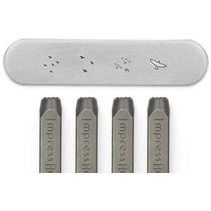 ImpressArt Signature Birds Design Stamp Set 6mm Pack of 4 ImpressArt Signature Birds Design Stamp Set 6mm Pack of 4