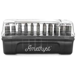 ImpressArt Signature Amethyst Letter Stamp Set Uppercase 3mm ImpressArt Signature Amethyst Letter Stamp Set Uppercase 3mm