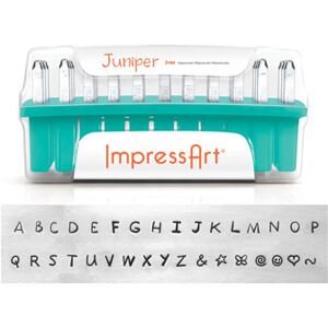 ImpressArt Juniper Letter Stamp Set Uppercase 3mm ImpressArt Juniper Letter Stamp Set Uppercase 3mm