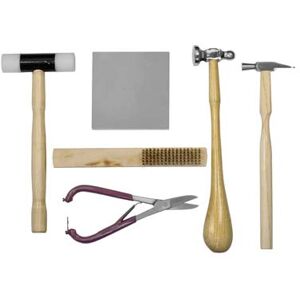 Cooksongold Starter Planishing Bench Kit, 6 Pieces Cooksongold Starter Planishing Bench Kit, 6 Pieces