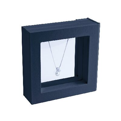 Cooksongold Black Medium Window Display Box Cooksongold Black Medium Window Display Box