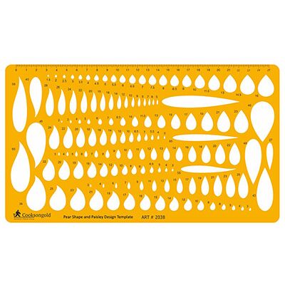 Cooksongold Pear Shape And Paisley Design Template Cooksongold Pear Shape And Paisley Design Template
