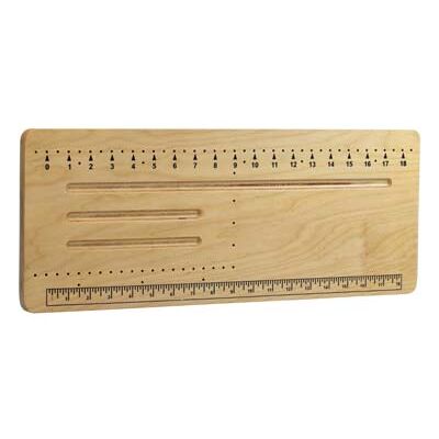Cooksongold Wooden Stringing Measurement Board Cooksongold Wooden Stringing Measurement Board
