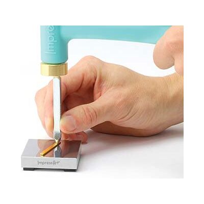ImpressArt Brass Texture Stamper Head ImpressArt Brass Texture Stamper Head