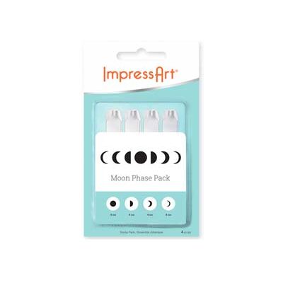 ImpressArt Signature Moon Phase Design Stamp 4mm Pack of 4 ImpressArt Signature Moon Phase Design Stamp 4mm Pack of 4