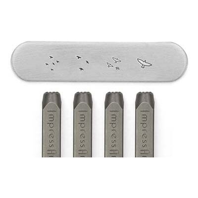 ImpressArt Signature Birds Design Stamp Set 6mm Pack of 4 ImpressArt Signature Birds Design Stamp Set 6mm Pack of 4