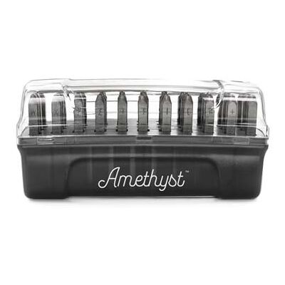 ImpressArt Signature Amethyst Letter Stamp Set Uppercase 3mm ImpressArt Signature Amethyst Letter Stamp Set Uppercase 3mm