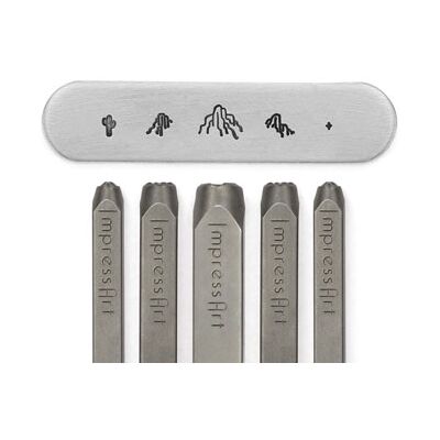 ImpressArt Signature Desert Mountain Design Stamp Pack of 5 ImpressArt Signature Desert Mountain Design Stamp Pack of 5