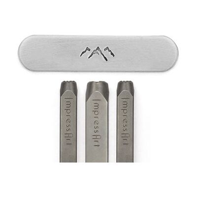 ImpressArt Signature Mountains Design Stamp Pack of 3 ImpressArt Signature Mountains Design Stamp Pack of 3